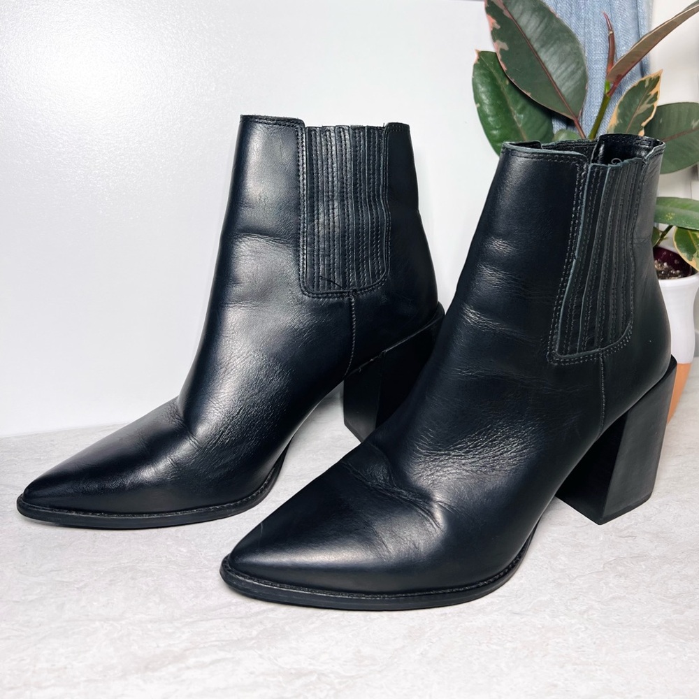 Steve Madden Black Heeled Boots